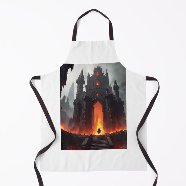 Item preview, Dark Castle Engulfed in Fiery Chaos designed and sold by PUBGMEDIA.