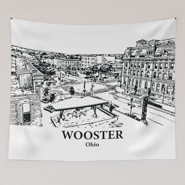 Item preview, Wooster - Ohio designed and sold by Lakeric Cityscapes.