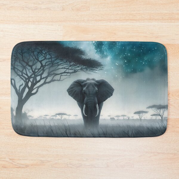 Item preview, Elephant Beneath Acacias designed and sold by RubisLeaf.