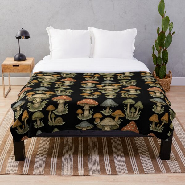 Item preview, Mushroom Pattern – Goblincore Seamless Fungi designed and sold by DasHord.