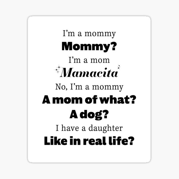 Item preview, Mommy Mamacita designed and sold by blimpdirigible.
