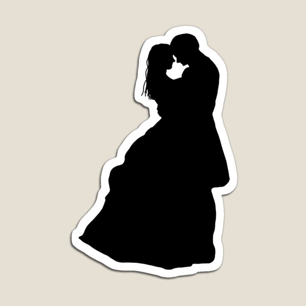 Aperçu de l'œuvre Silhouette de couple créée et vendue par Starlightsbrush.