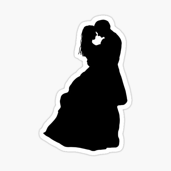 Aperçu de l'œuvre Silhouette de couple créée et vendue par Starlightsbrush.
