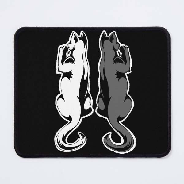 Item preview, Black & White Standing Cats designed and sold by AstralRavens.