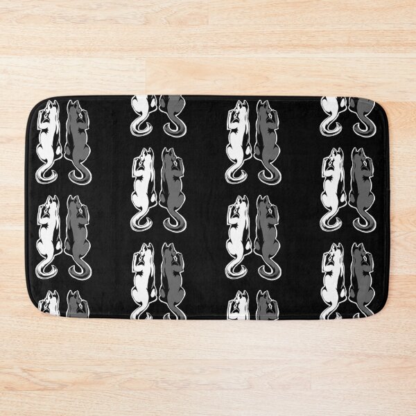 Item preview, Black & White Standing Cats designed and sold by AstralRavens.