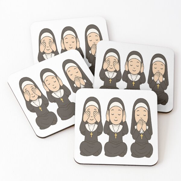 Item preview, Three wise Nuns see/hear/speak no evil designed and sold by JamesDunican.