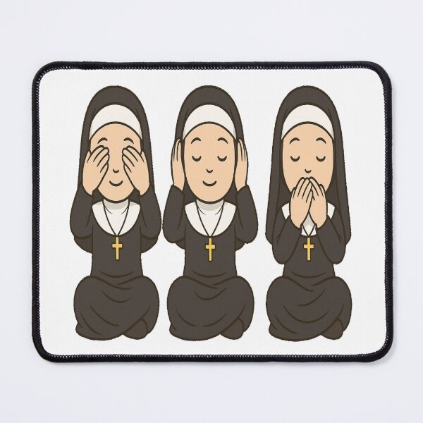 Item preview, Three wise Nuns see/hear/speak no evil designed and sold by JamesDunican.