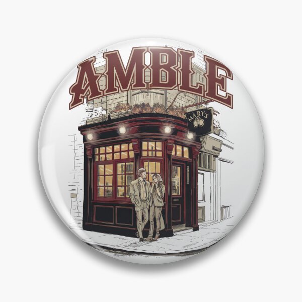 Item preview, Amble Mary's Pub Dublin Bar Illustration Design designed and sold by CELTIC-DESIGNS.