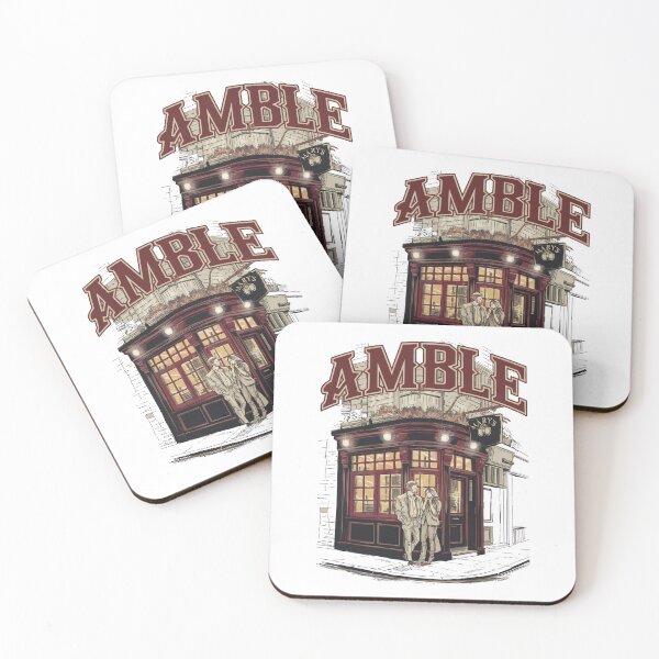 Item preview, Amble Mary's Pub Dublin Bar Illustration Design designed and sold by CELTIC-DESIGNS.