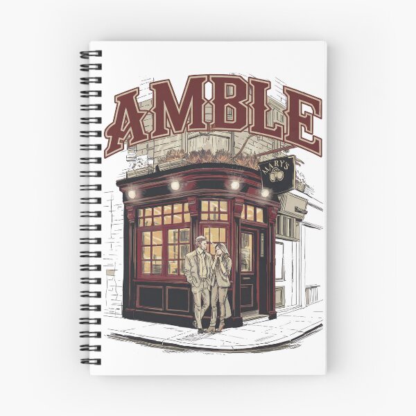 Item preview, Amble Mary's Pub Dublin Bar Illustration Design designed and sold by CELTIC-DESIGNS.