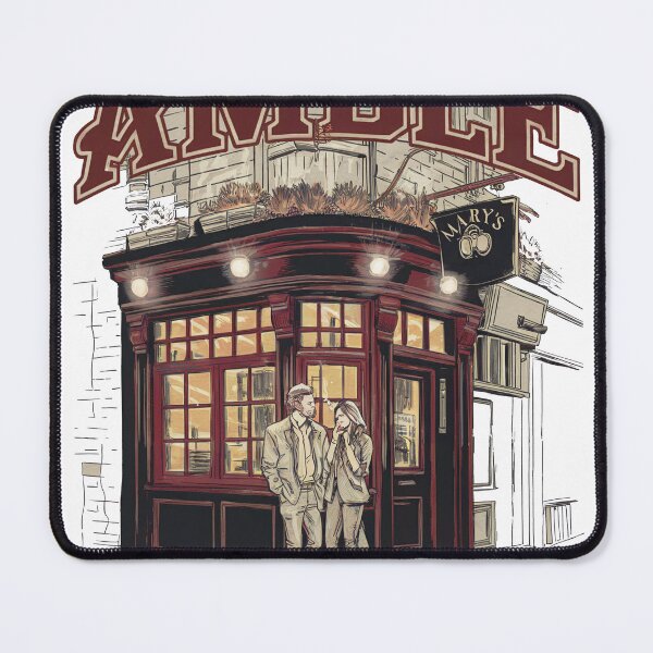 Item preview, Amble Mary's Pub Dublin Bar Illustration Design designed and sold by CELTIC-DESIGNS.