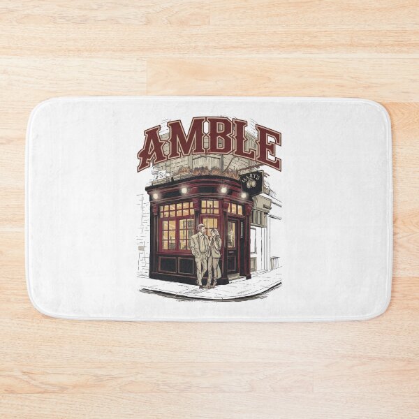 Item preview, Amble Mary's Pub Dublin Bar Illustration Design designed and sold by CELTIC-DESIGNS.