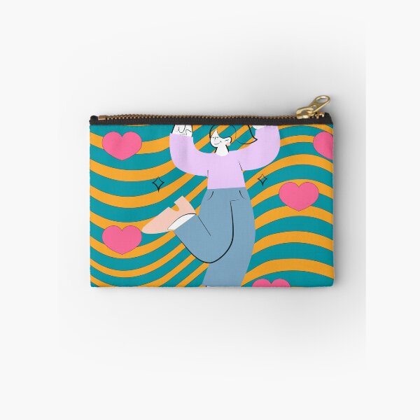 Item preview, "Heartwave Energy – Retro Girl Dance Pop Art" designed and sold by KomoFrames.