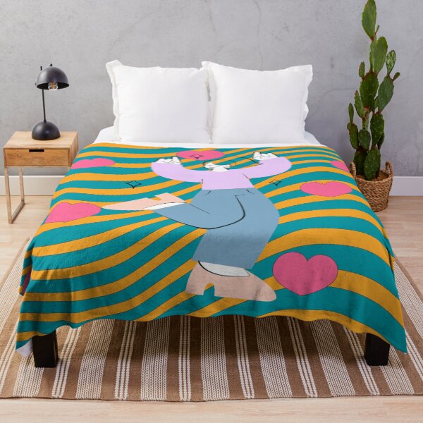 Item preview, "Heartwave Energy – Retro Girl Dance Pop Art" designed and sold by KomoFrames.