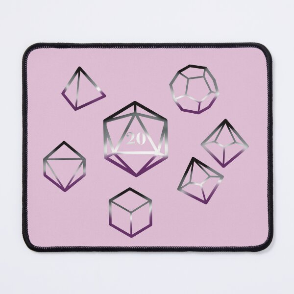 Item preview, Asexual Pride flag Dice designed and sold by Scarlet Sung.