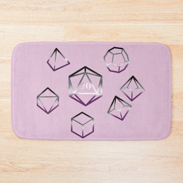 Item preview, Asexual Pride flag Dice designed and sold by Scarlet Sung.