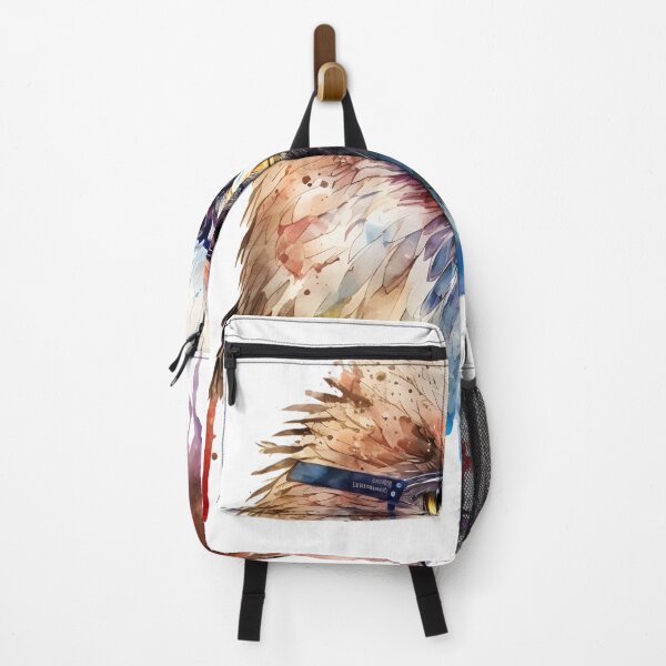 Item preview, Watercolor Eagle with Glasses – Cool & Smart Bird Art designed and sold by ThePrintForge.