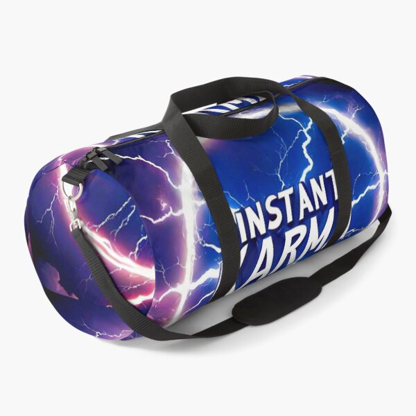 Item preview, Inspirational Spiritual Of a blue fire  lightning storm with the big phrase "INSTANT KARMA!" in the centre Inside a circle. designed and sold by Giulivo Store Graphic.