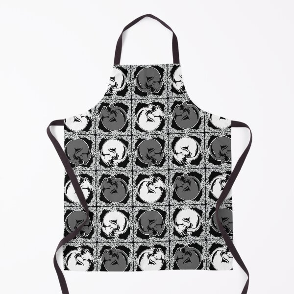 Item preview, Framed Pattern - Sleeping Cats, Black & White designed and sold by AstralRavens.