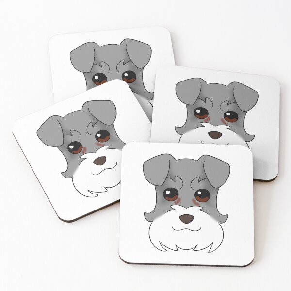 Item preview, Grey Schnauzer White Snout Tear Stains designed and sold by OliRoseArt.