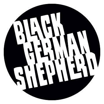 Artwork thumbnail, Black German Shepherd | Gift For Black German Shepherd Lovers, Black German Shepherd People & Black German Shepherd Owners by K9ish