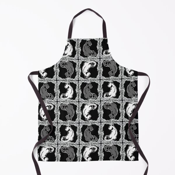 Item preview, Framed Pattern - Sitting Cats, Black & White designed and sold by AstralRavens.