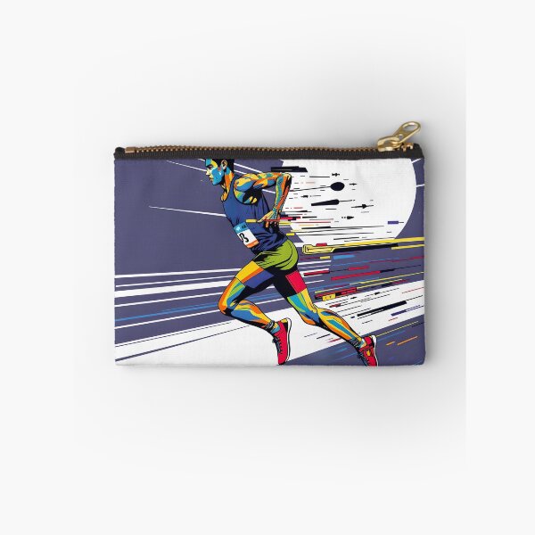 Item preview, Dynamic Pop Art Runner Illustration with Speed Effect designed and sold by AbdS07.