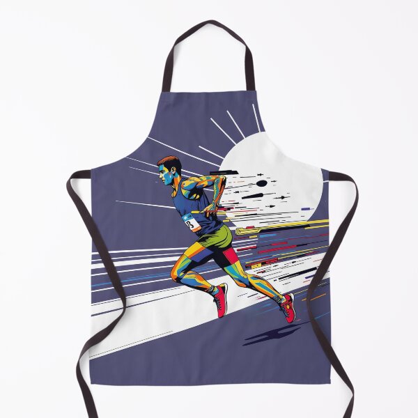 Item preview, Dynamic Pop Art Runner Illustration with Speed Effect designed and sold by AbdS07.