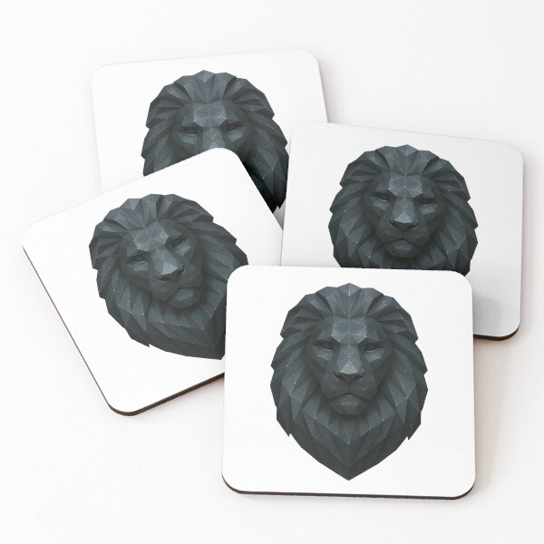 Item preview, Starlit Polygonal Lion designed and sold by bloria.