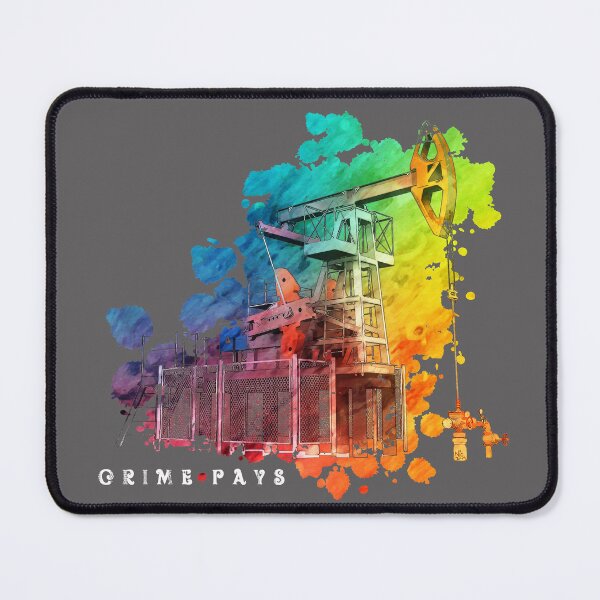 Item preview, Crime Pays - Oil  designed and sold by the-grindilkin.