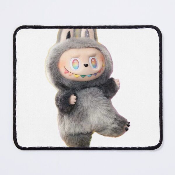 Item preview, Rainbow Gaze Labubu – Dreamy Grey Bunny Sticker designed and sold by SamairaArtVerse.