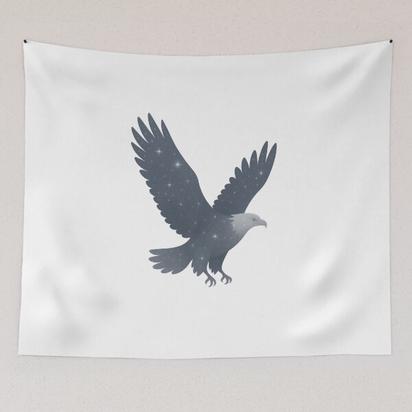 Item preview, Eagle Constellation Night Sky Art designed and sold by Vendeloc.