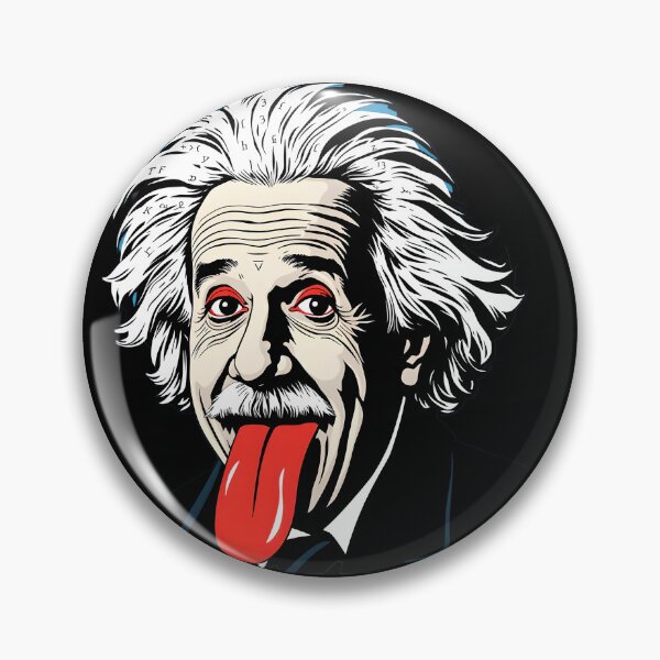 Item preview, Funny Einstein Pop Art Illustration with Tongue Out designed and sold by AbdS07.