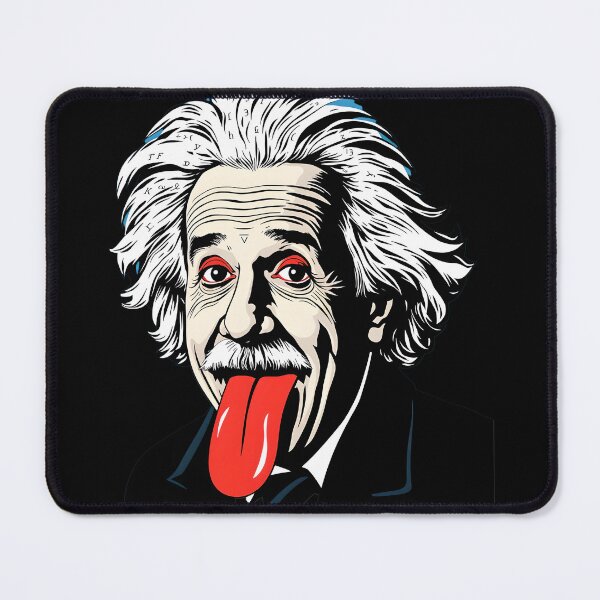 Item preview, Funny Einstein Pop Art Illustration with Tongue Out designed and sold by AbdS07.