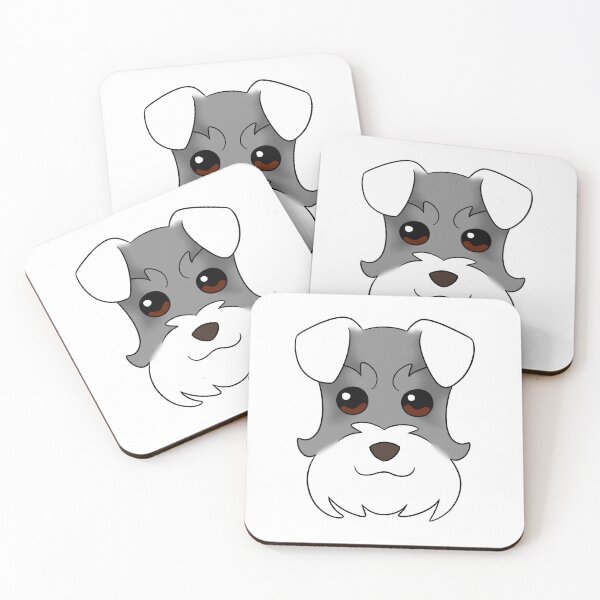 Item preview, Grey Schnauzer White Snout Ears designed and sold by OliRoseArt.
