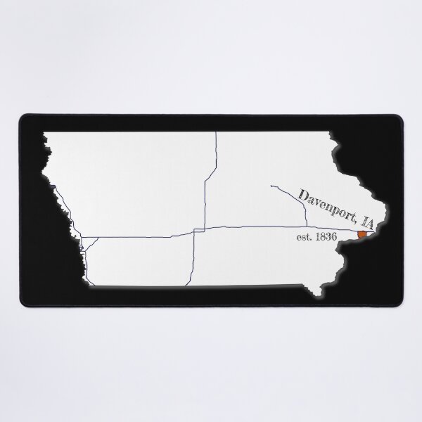 Item preview, Davenport, IA [White] designed and sold by PhilbonianDezin.