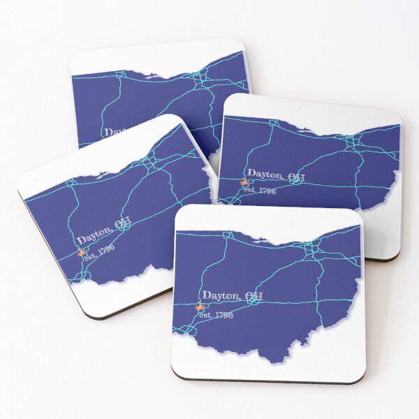Item preview, Dayton, OH [Blue] designed and sold by PhilbonianDezin.