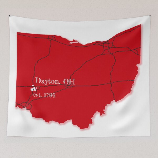 Item preview, Dayton, OH [Red] designed and sold by PhilbonianDezin.