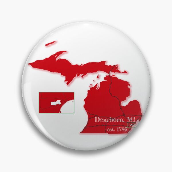 Item preview, Dearborn, MI [Red] designed and sold by PhilbonianDezin.