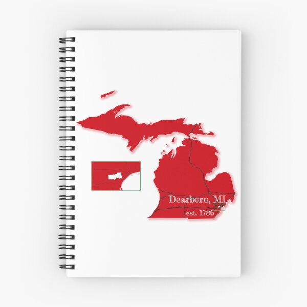 Item preview, Dearborn, MI [Red] designed and sold by PhilbonianDezin.