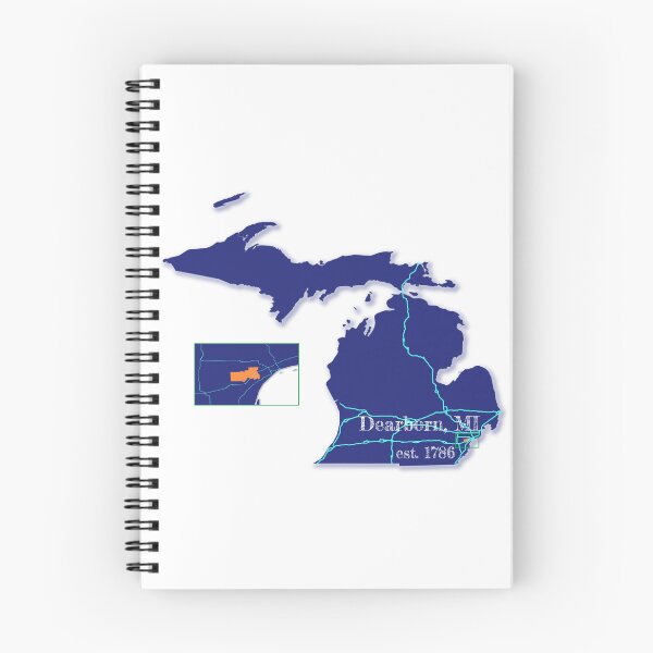 Item preview, Dearborn, MI [Blue] designed and sold by PhilbonianDezin.