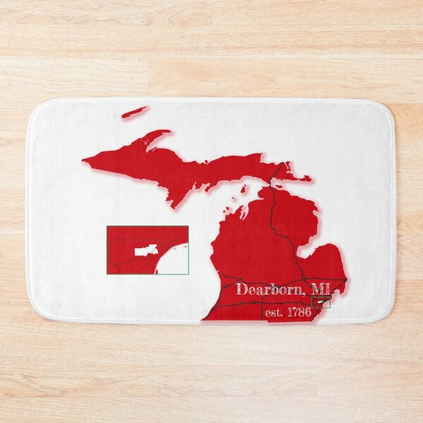 Item preview, Dearborn, MI [Red] designed and sold by PhilbonianDezin.