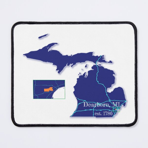 Item preview, Dearborn, MI [Blue] designed and sold by PhilbonianDezin.