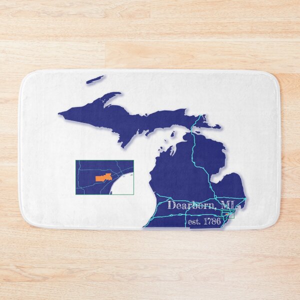 Item preview, Dearborn, MI [Blue] designed and sold by PhilbonianDezin.
