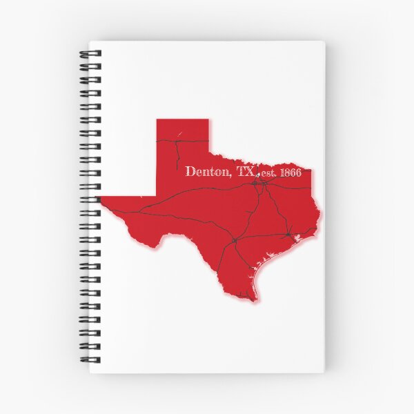 Item preview, Denton, TX [Red] designed and sold by PhilbonianDezin.