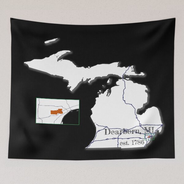 Item preview, Dearborn, MI [White] designed and sold by PhilbonianDezin.