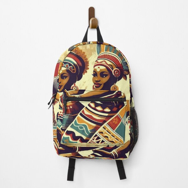 Item preview, Igbo Traditional Dancers in Retro Colors designed and sold by PrintAfricanArt.