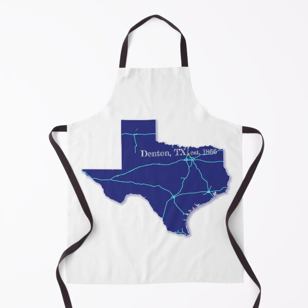 Item preview, Denton, TX [Blue] designed and sold by PhilbonianDezin.