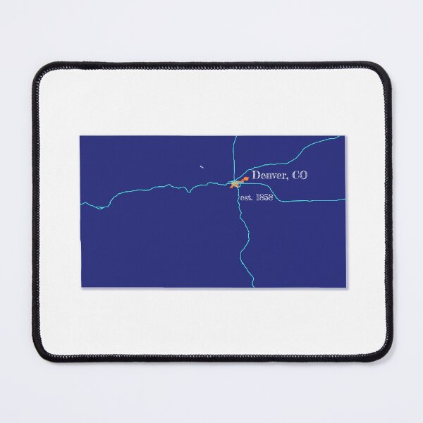 Item preview, Denver, CO [Blue] designed and sold by PhilbonianDezin.