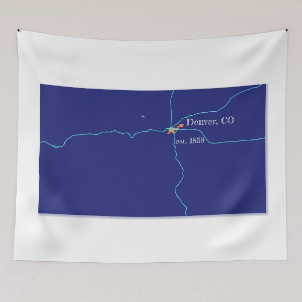 Item preview, Denver, Colorado [Azul] designed and sold by PhilbonianDezin.